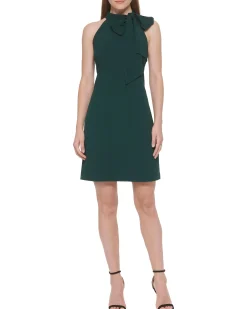 Bow-Neck Dress