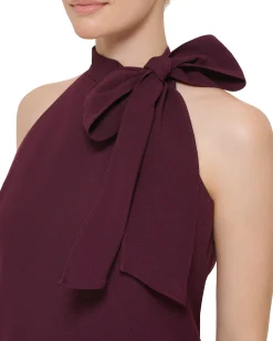 Bow-Neck Dress