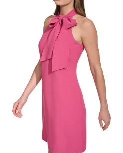 Bow-Neck Dress