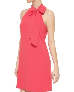 Bow-Neck Dress