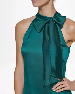Bow-Neck Dress