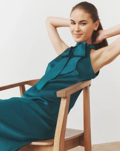 Bow-Neck Dress
