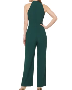Bow-Neck Jumpsuit