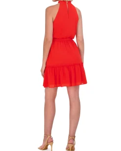 Chiffon Smocked Tiered Minidress