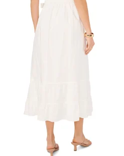 Cotton Ruffled Wrap Skirt