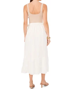Cotton Ruffled Wrap Skirt