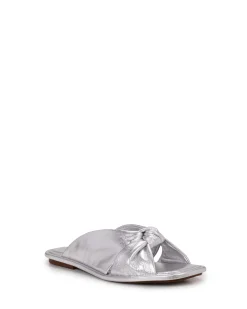 Irini Knotted Flat Sandal
