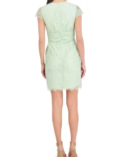 Lace Twist-Front Dress