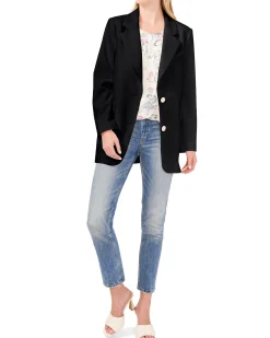 Notch-Lapel Blazer