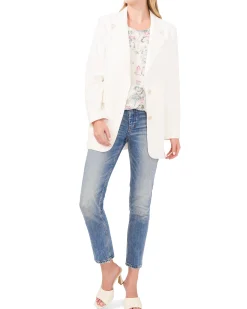Notch-Lapel Blazer
