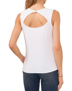 Open Back Sleeveless Blouse