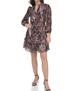 Paisley Printed Dress
