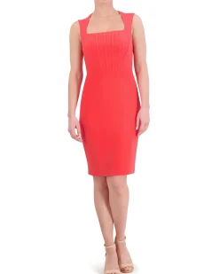 Square-Neck Open-Back Dress