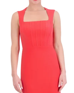 Square-Neck Open-Back Dress
