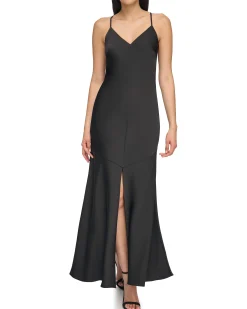V-Neck Maxi Slip Dress